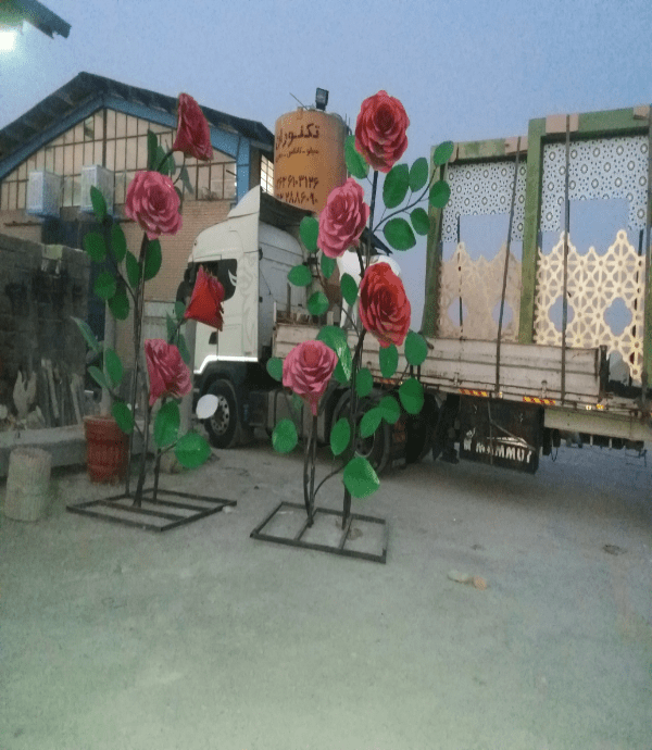 المان فلزی طرح گل