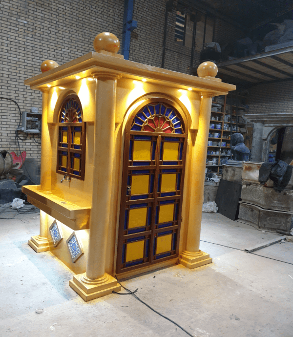 آبخوری فلزی طرح اتاقک سنتی
