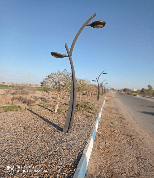پایه چراغ طرح جوانه